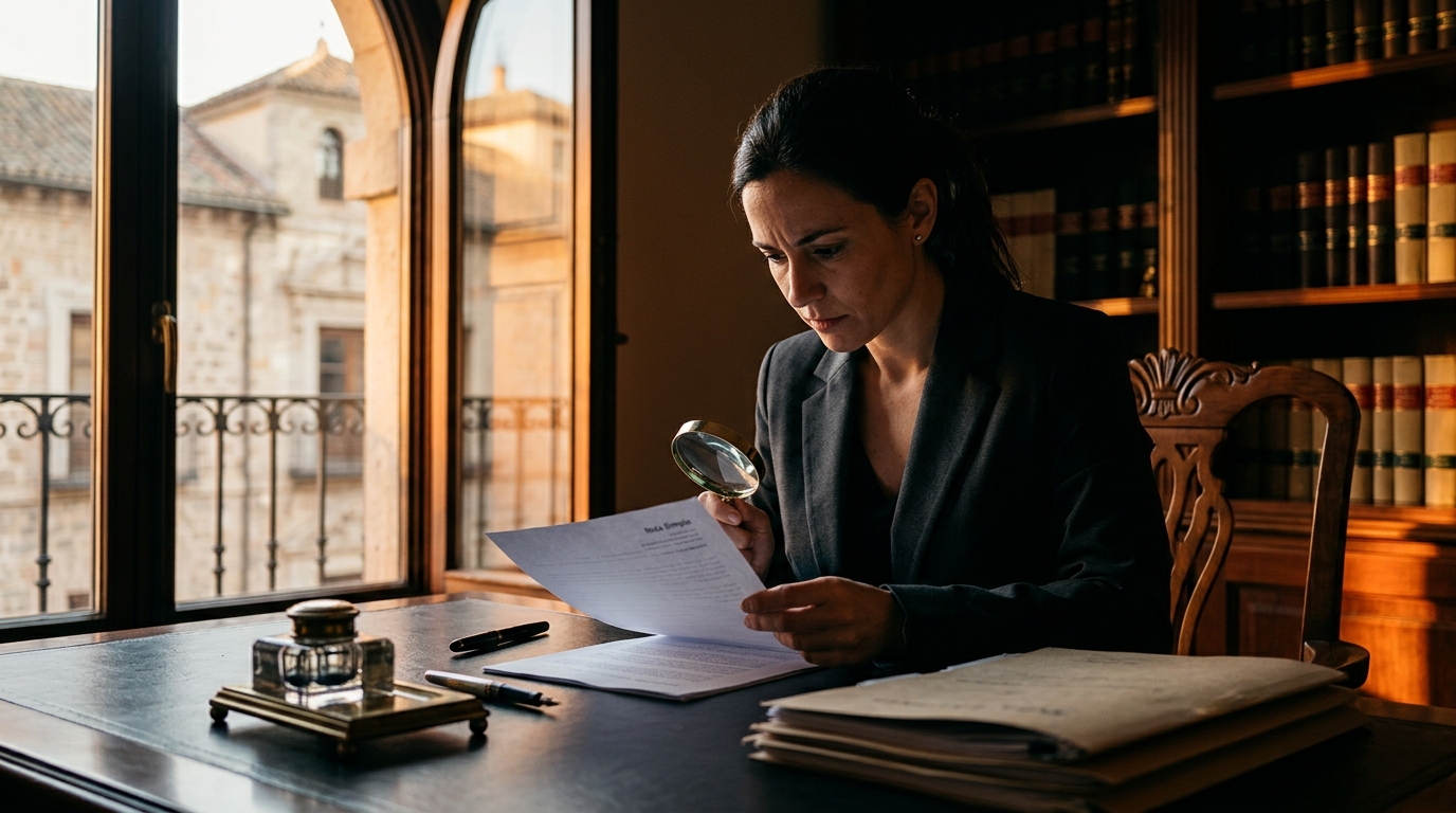 Qué es una nota simple y cómo interpretarla antes de pujar