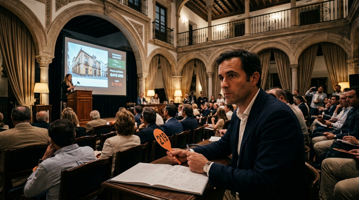 Cómo calcular la puja máxima en una subasta inmobiliaria