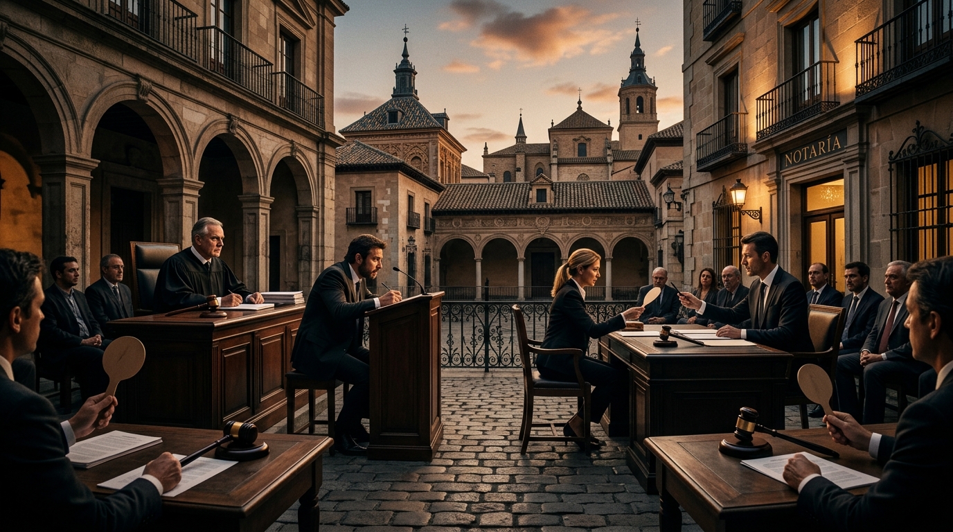 Subasta judicial vs subasta notarial: diferencias, riesgos y estrategia